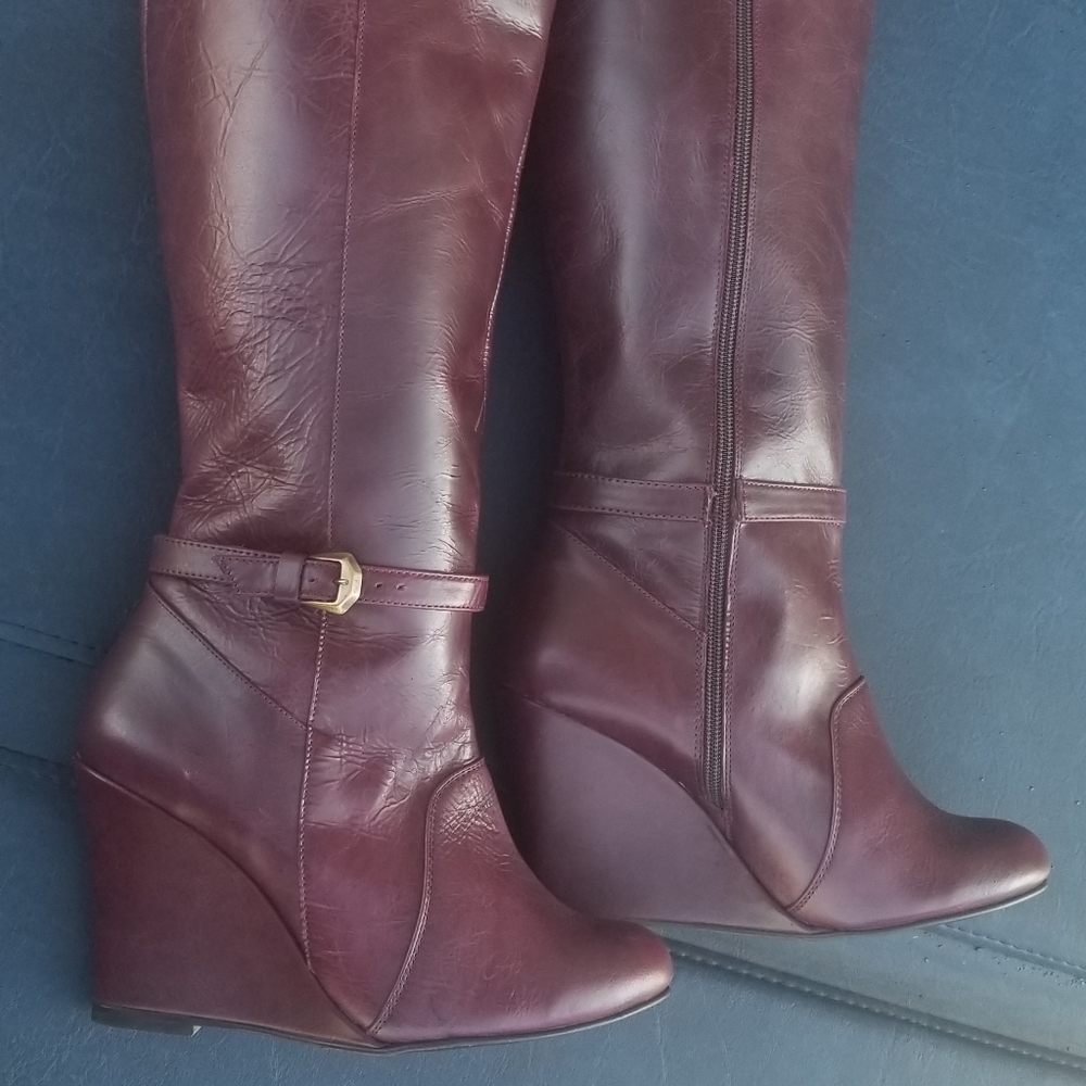 Sangria Knee High Boots - Picture 4 of 11